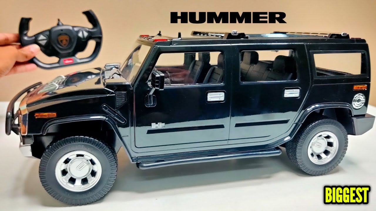 RC Biggest Electric Fastest Hummer Car Unboxing & Testing - Chatpat toy tv