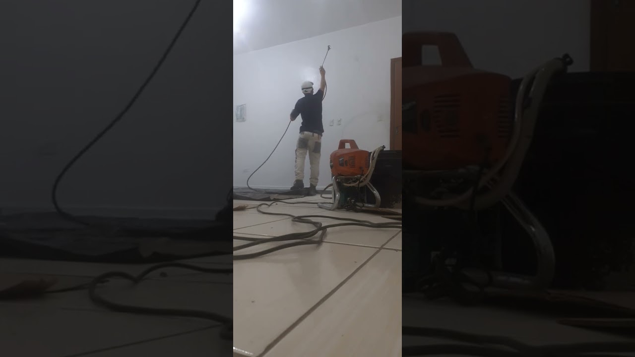 pintura de apartamento Carbon Fak airless