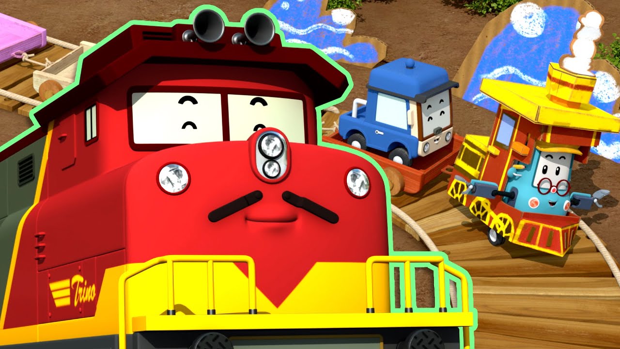 鉄道の日│ロボカーポリー1時間プレイリスト│はたらくくるまのうた│くるまのソング│人気童謡│ロボカーポリー 子供の歌