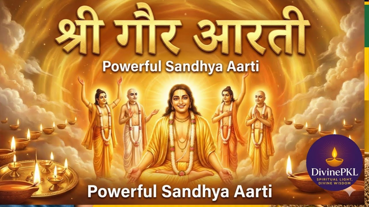 श्री चैतन्य महाप्रभु की परम पावन गौर आरती | Divine Gaura Aarti for Peace & Devotion