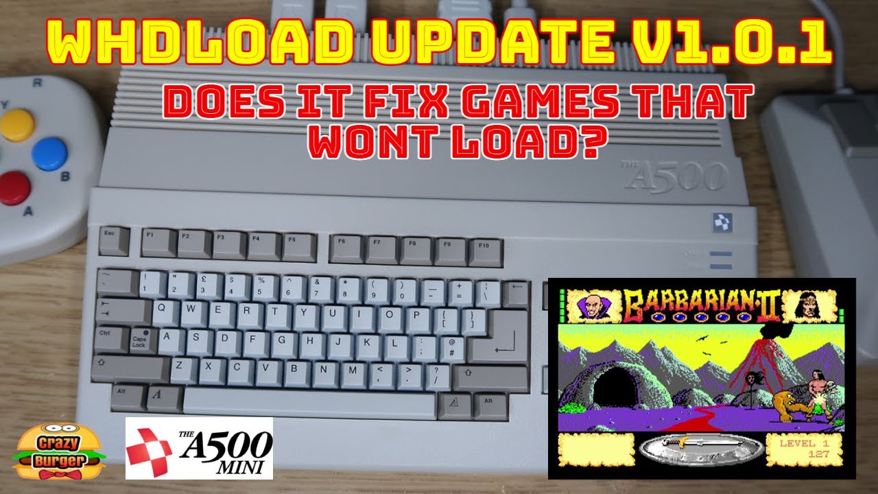 A500 Mini WHDLoad Update V1.0.1 - Does it fix games that won't load?