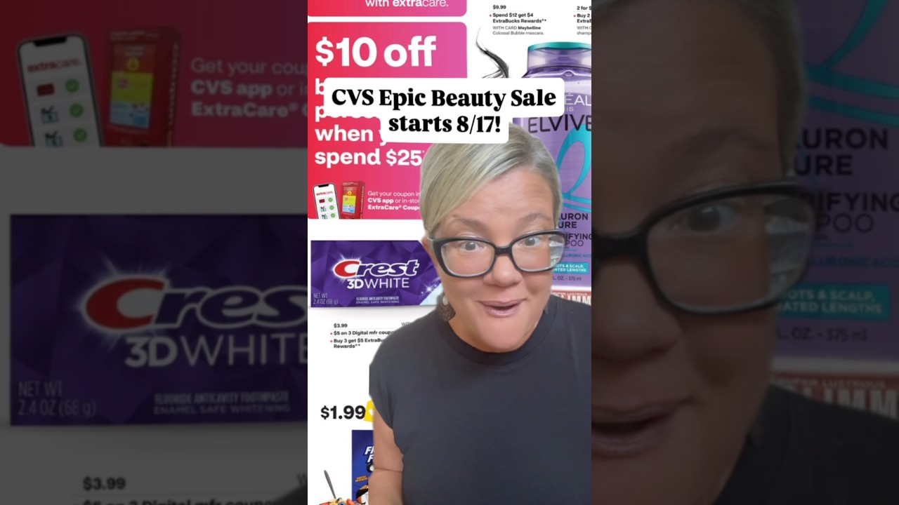 Mark your calendar!  The CVS Epic Beauty Sale starts 8/17!  #cvsepicbeauty #cvspartner