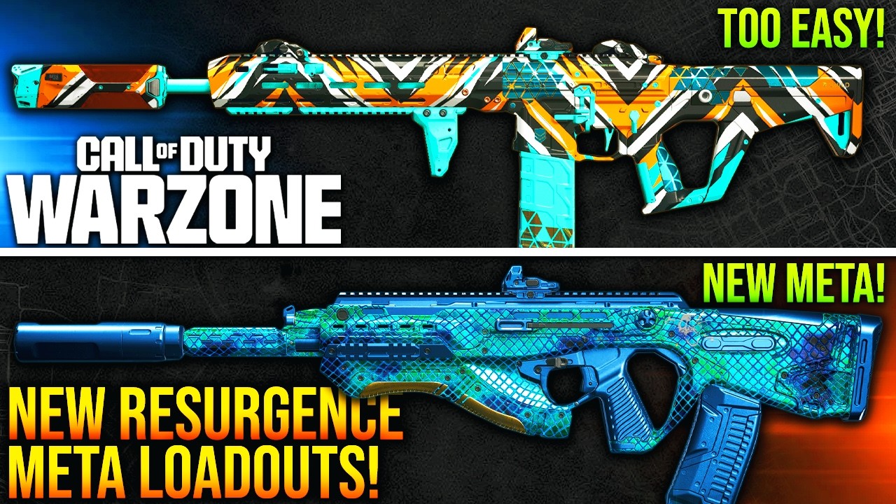 WARZONE: New TOP 5 BEST RESURGENCE META LOADOUTS After Update! (WARZONE META Weapons)
