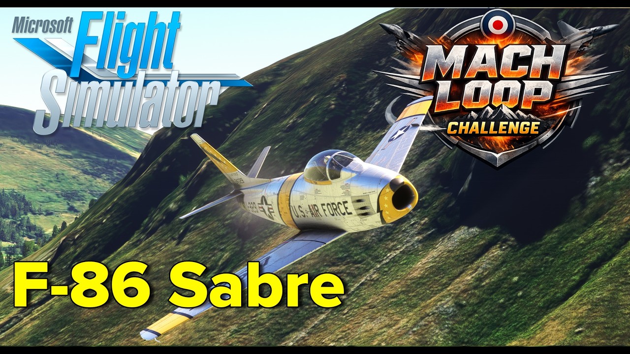F-86 Sabre Mach Loop Time Trial – How Fast Can This Korean War Jet Go?