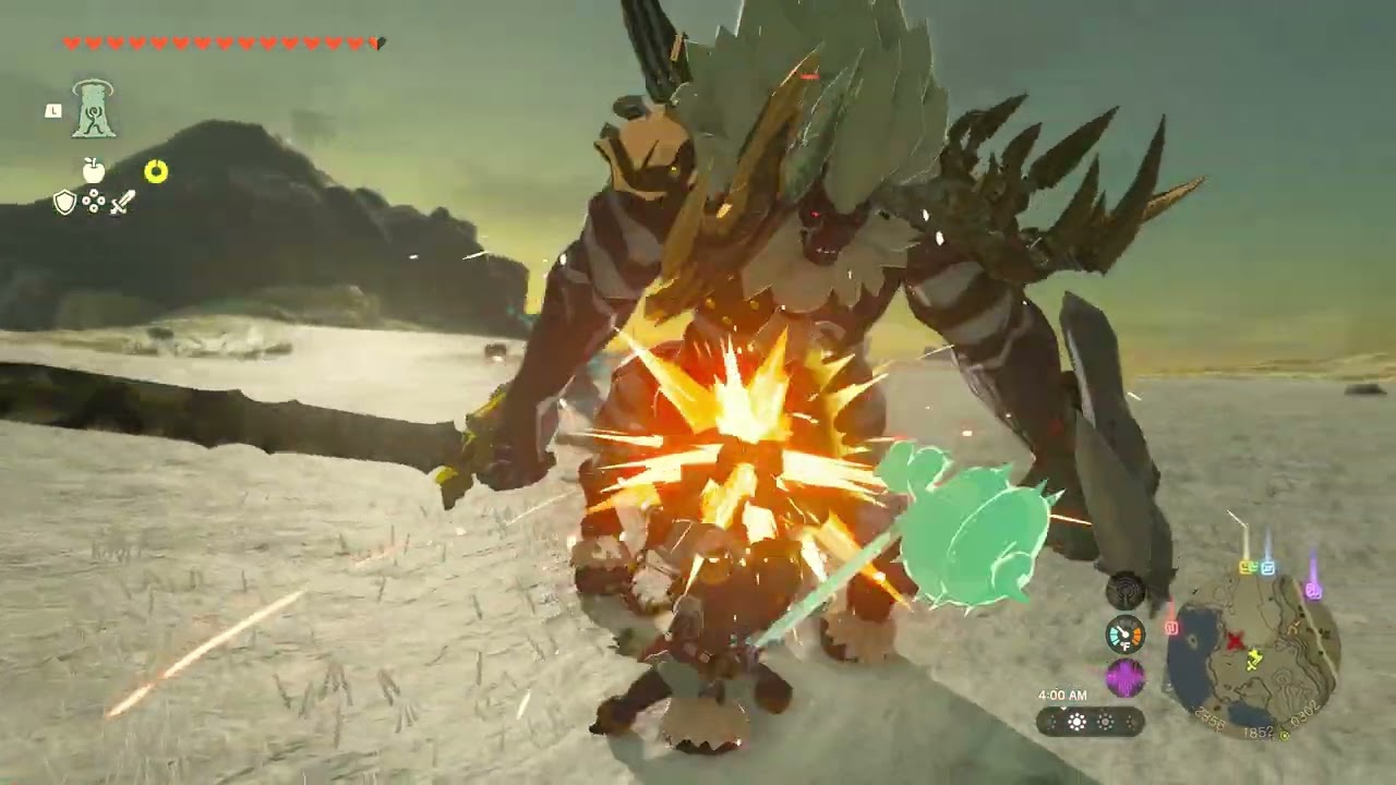 Zelda TotK - White Lynel Fight