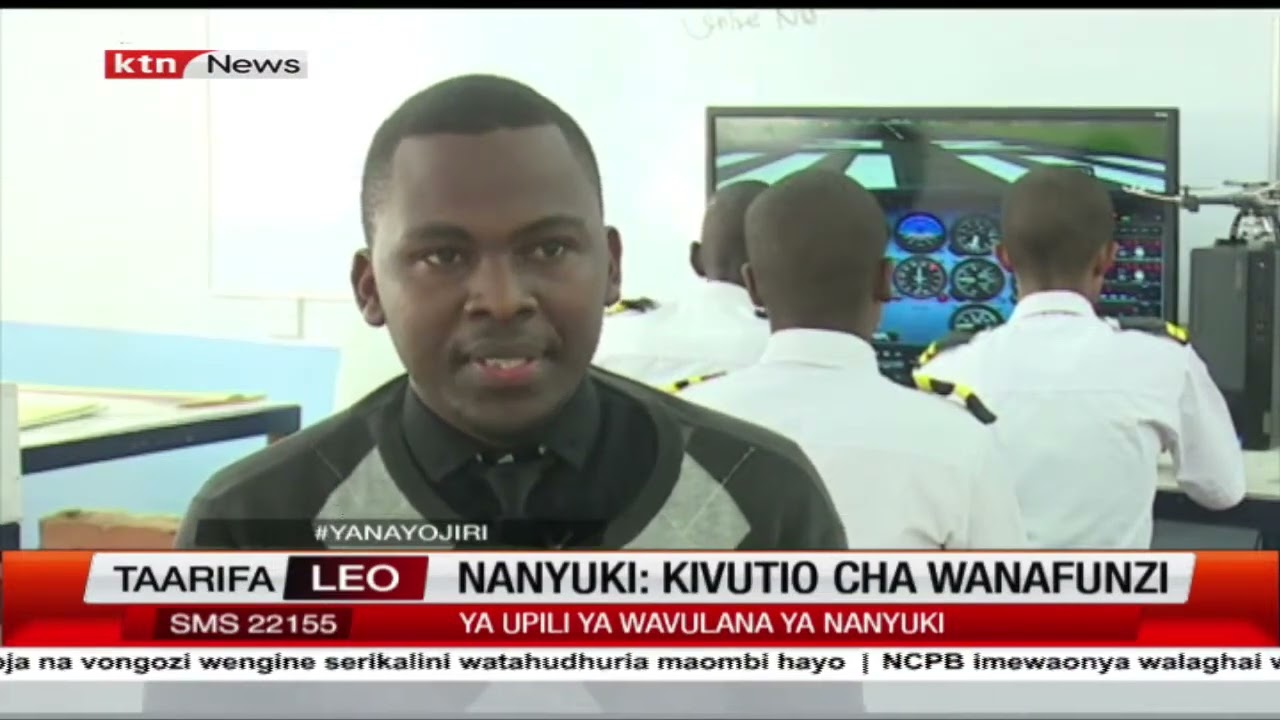 Wanafunzi wanavutiwa na shule ya upili ya wavulana ya Nanyuki