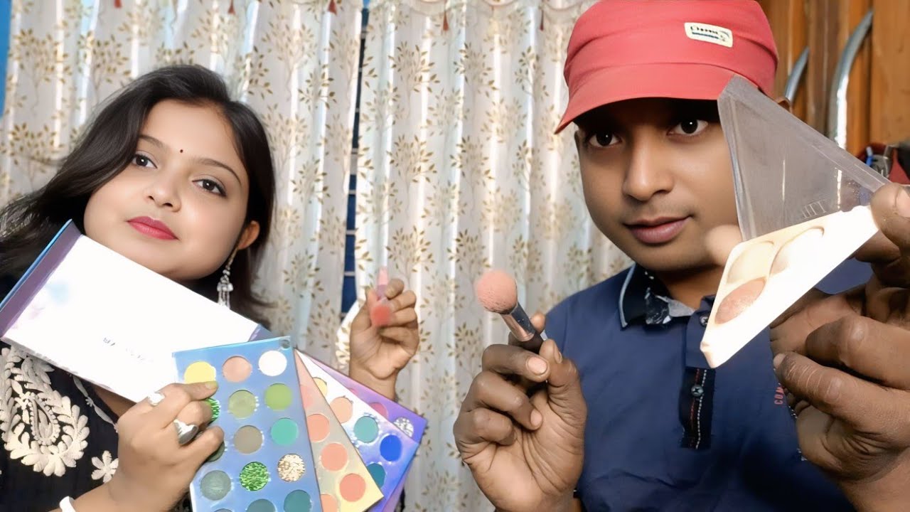 ASMR  doing your Makeup (ASMR bappa v/s ASMR eti)
