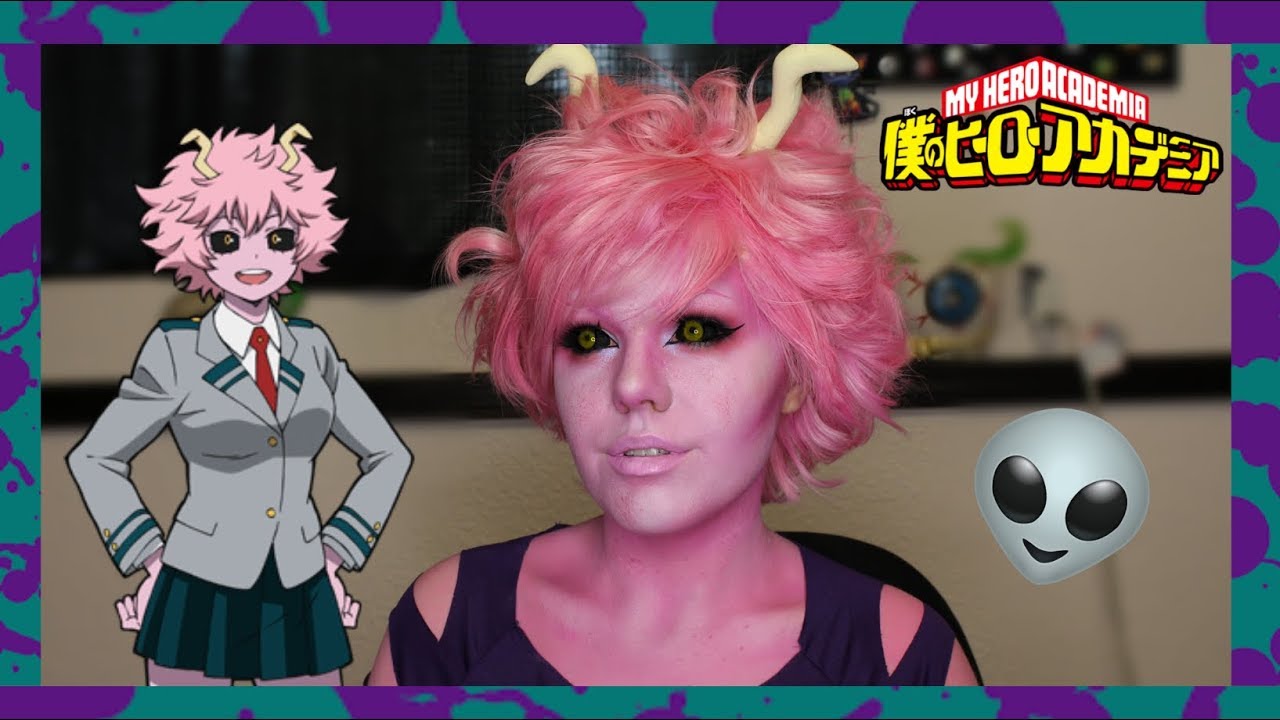Mina Ashido Cosplay Makeup | My Hero Academia