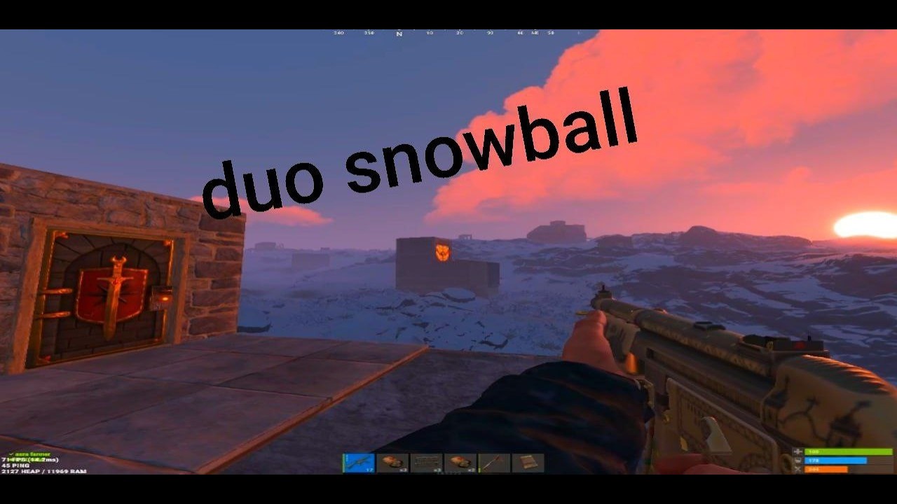 short duo snowball in rust/раст