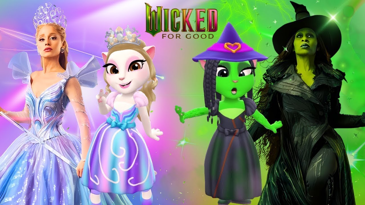 😈Wicked FOR GOOD ➕ ANGELA 2 Cosplay Makeover