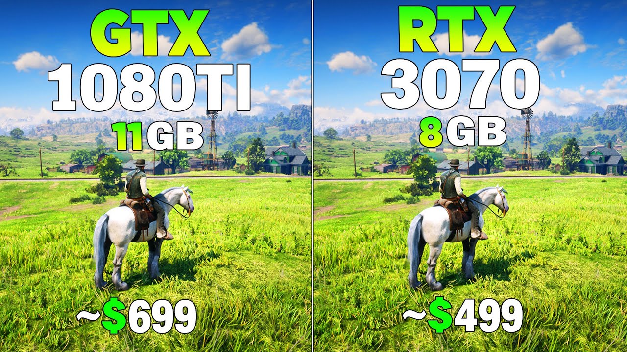 GTX 1080 Tİ vs RTX 3070 - Test in 8 Games