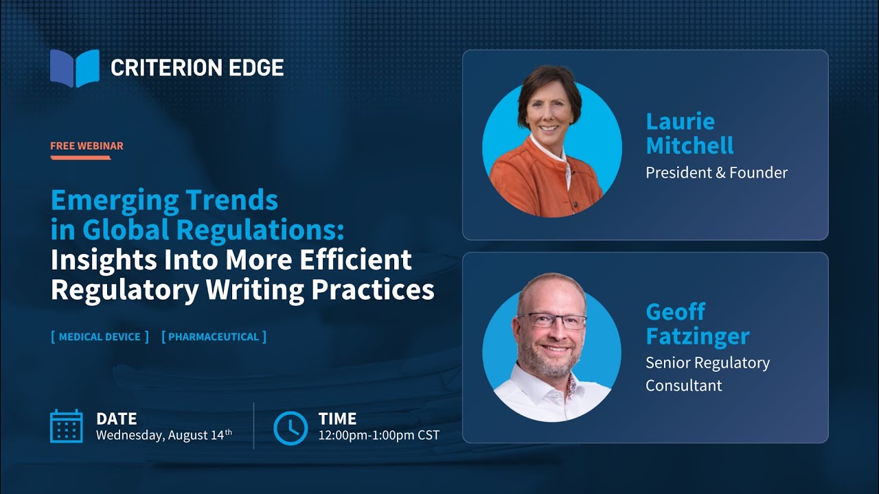 Emerging Trends in Global Regulations: Insights Into More Efficient Regulatory Writing Practices
