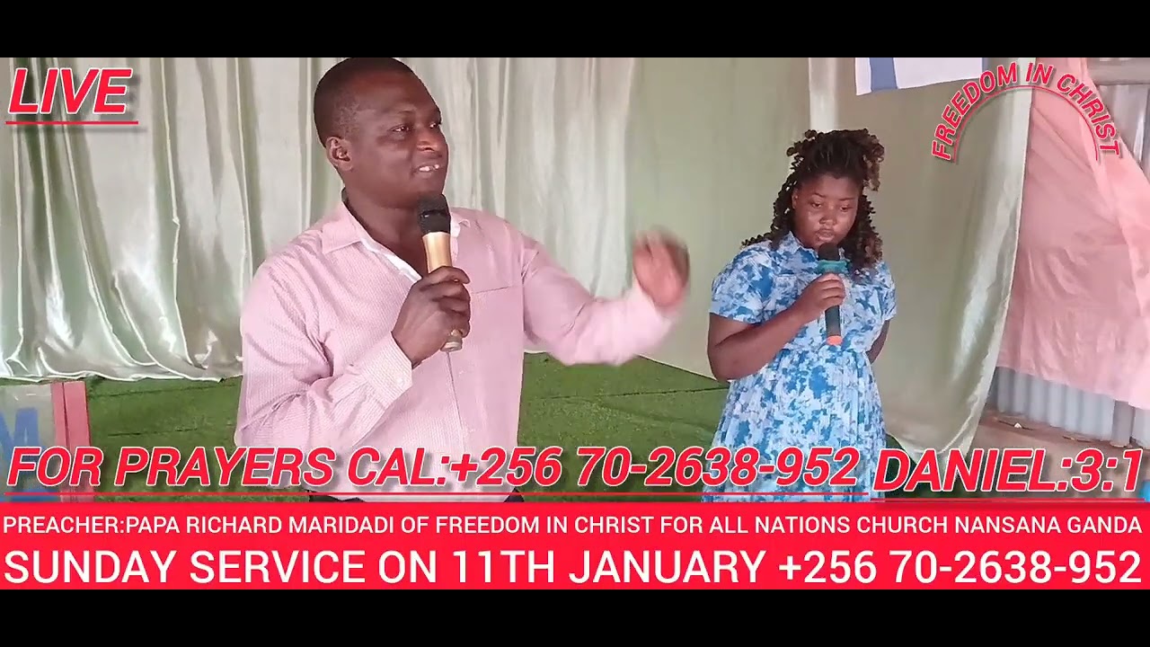 AP MARIDADI RICHARD OF  FREEDOM IN CHRIST FOR ALL NATIONS CHURCH NANSANA GANDA 07-0263-8952 