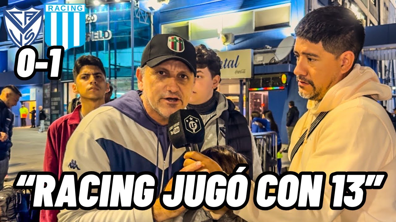 VÉLEZ 0 - 1 RACING | COPA LIBERTADORES | REACCIÓN CON LOS HINCHAS 