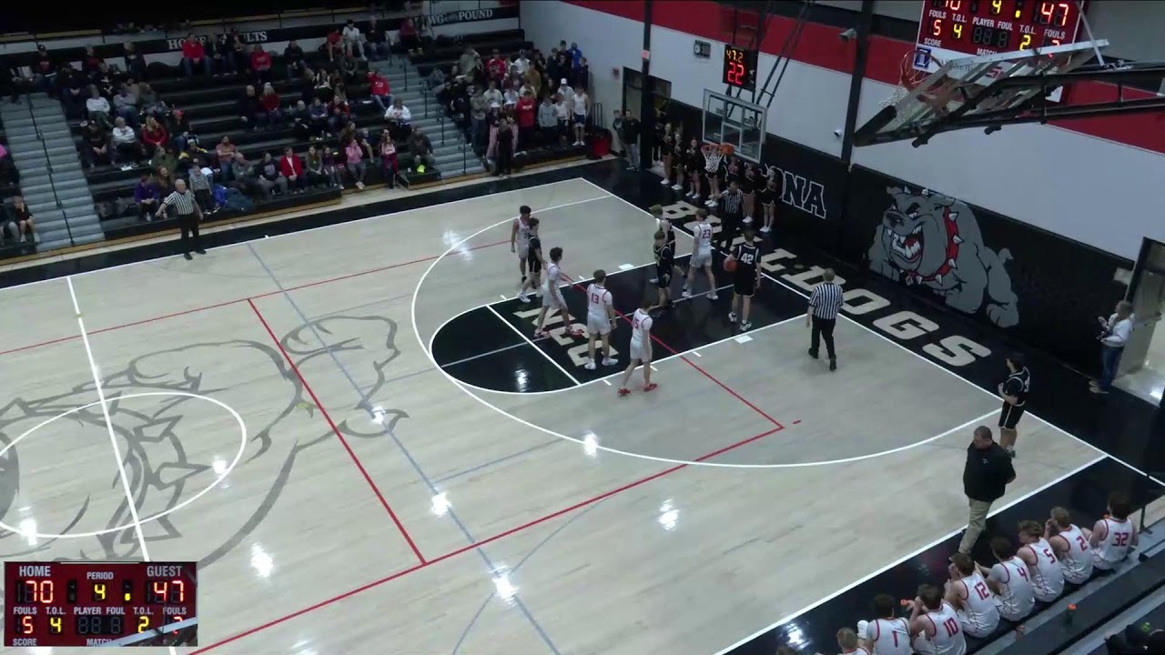 Algona High School vs Iowa Falls-Alden High School Mens Varsity Basketball