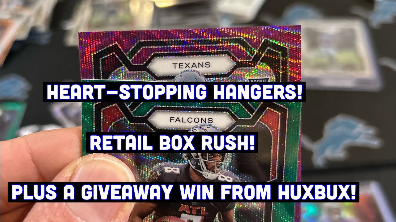 Pulse pounding Super Sunday Prizm rip! 3 hangers, blaster and retail box!