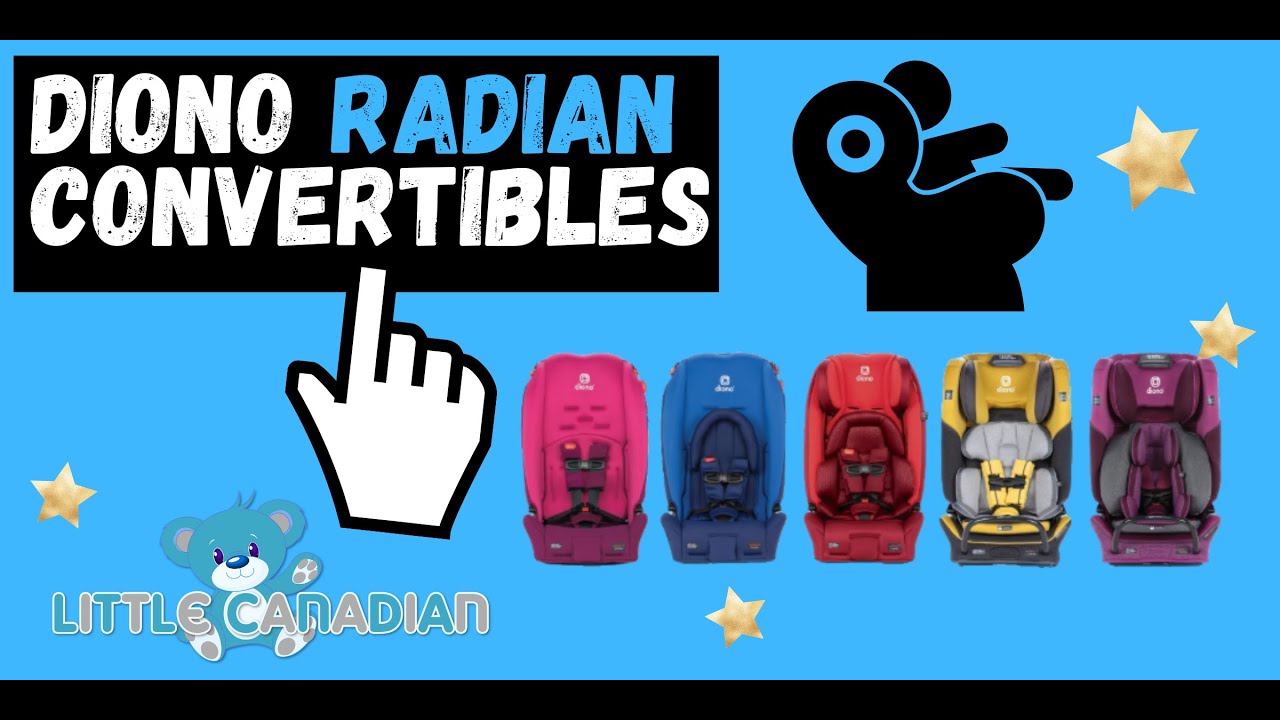Most Popular Diono Radian Convertible Car Seats | 3R, 3RX, 3RXT, 3QX, 3QXT