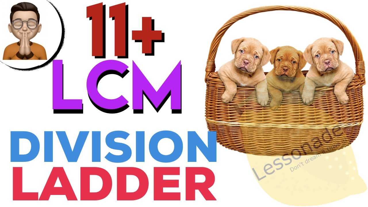 11 plus maths-LCM | Least Common Multiple for two numbers using Division Ladder | Lessonade