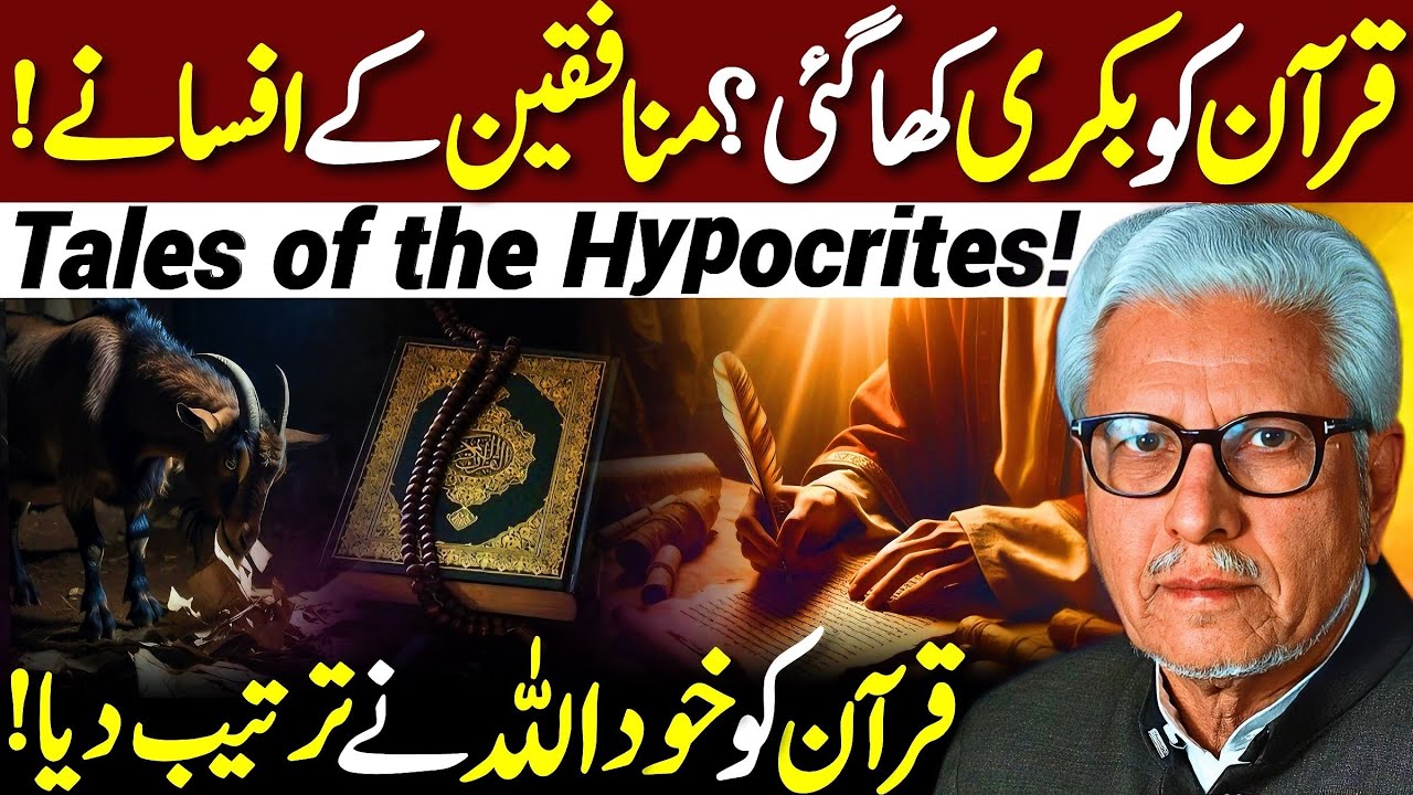 😱Quran Ko Bakri Kha Gayi⁉️| !منافقین کے افسانے | Javed Ahmed Ghamidi