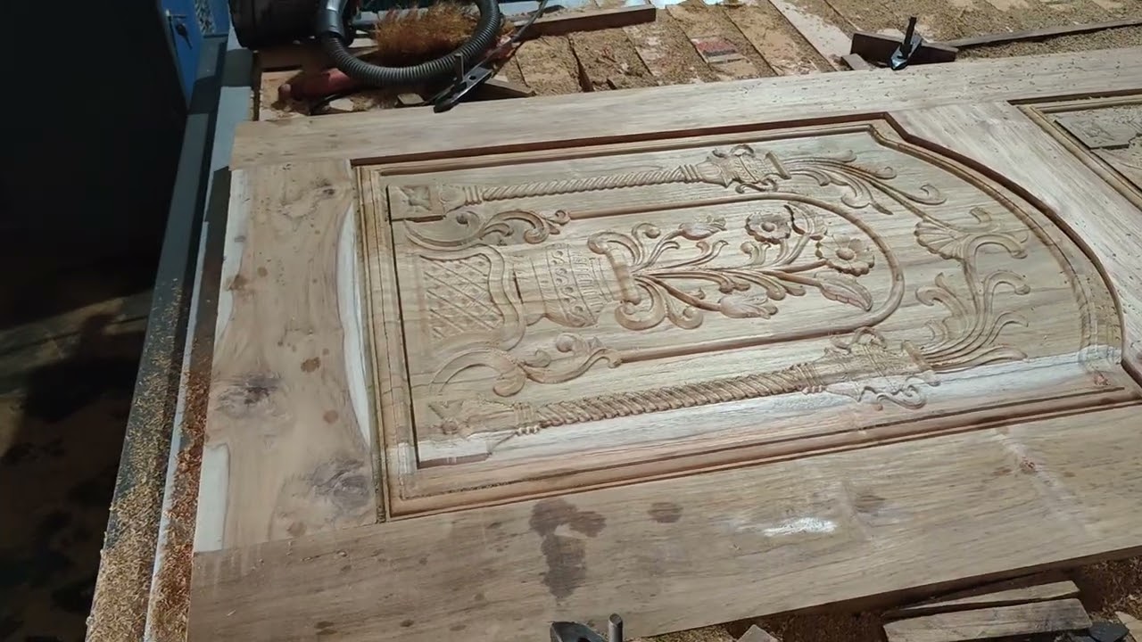 3D Door Design Cutting CNC router machine Tumni Bazar