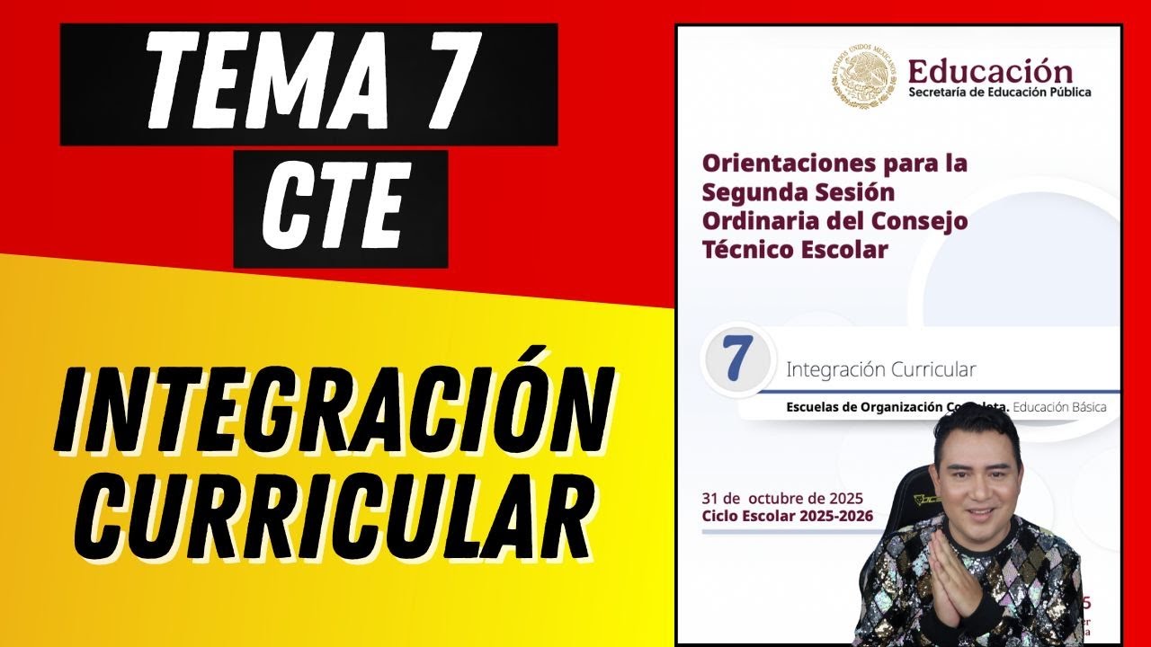 TEMA 7 CTE: INTEGRACIÓN CURRICULAR