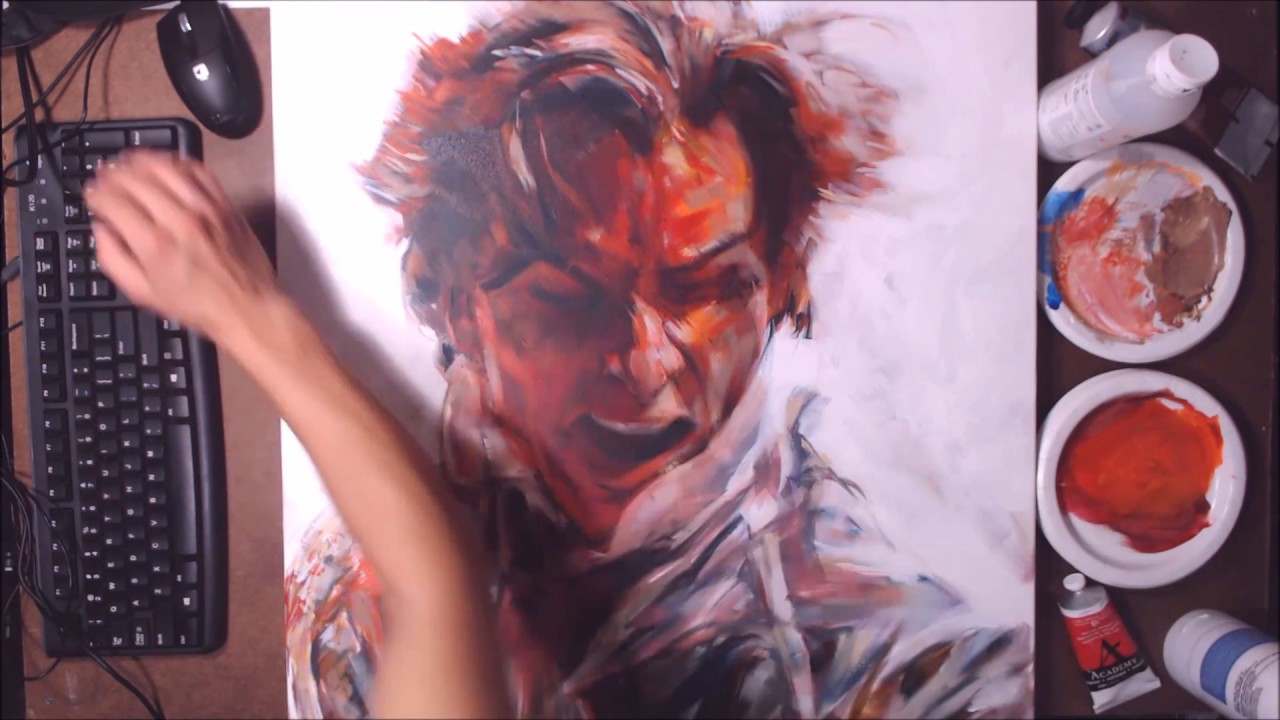 American Psycho Speed Painting - Patrick Bateman