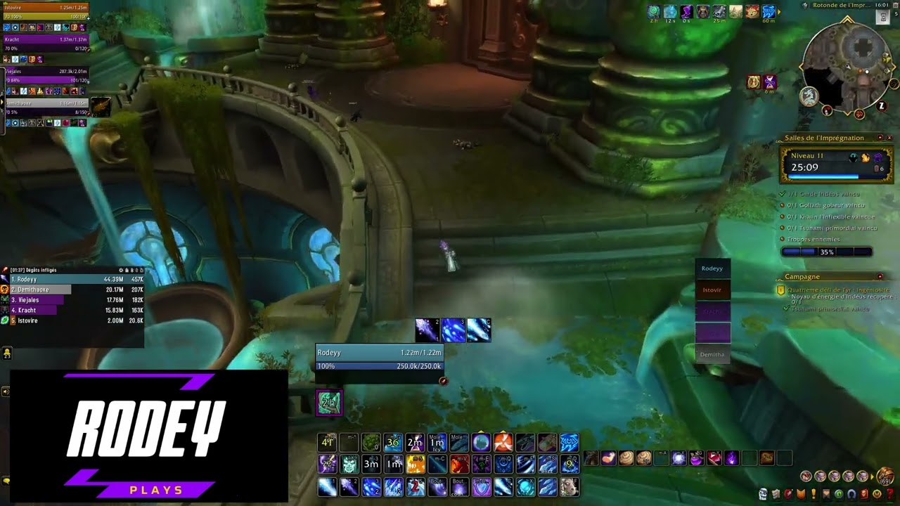 Halls of Infusion +11 Fortified | Mythic + Season 4 | Frost Mage POV