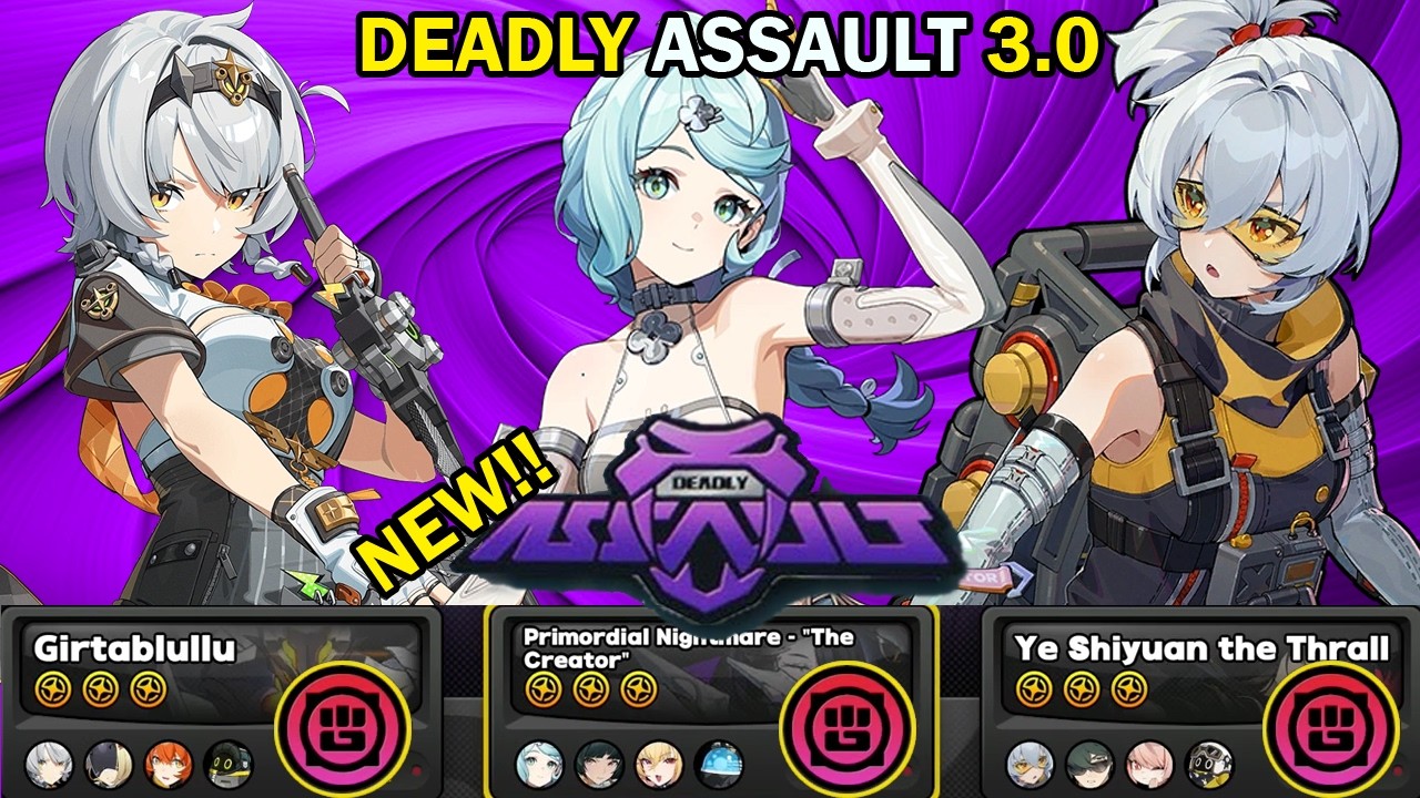 NEW Deadly Assault! | S0 Anby, Seed & Soldier 11! | 9 Star Clear | Zenless Zone Zero ZZZ 3.0【ゼンゼロ】