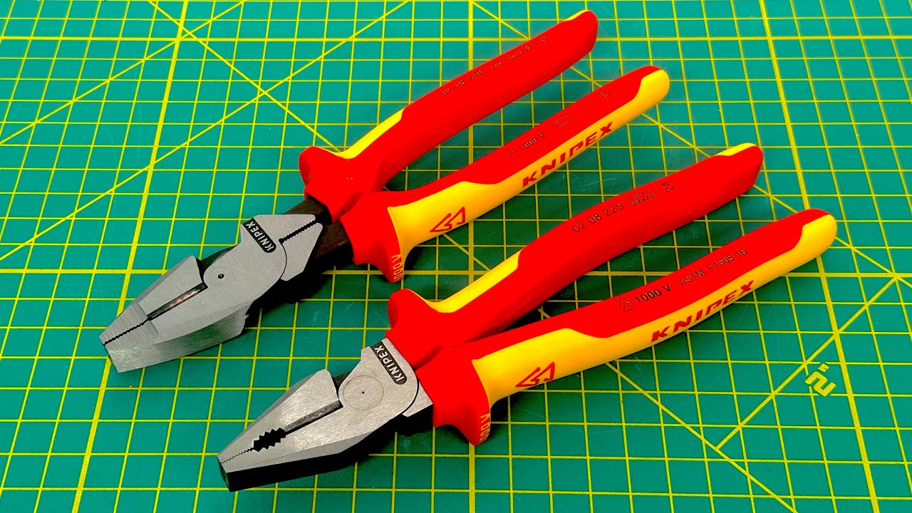 Let’s Compare! Knipex Linesman Pliers And High Leverage Combination Pliers