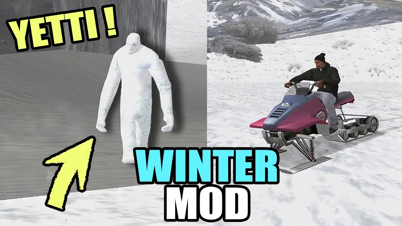 GTA San Andreas Winter Mod 2025: Realistic Snow and Ice EVERYWHERE!