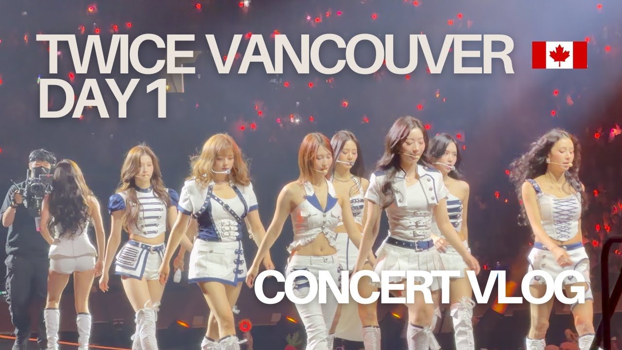 (vlog) 트와이스 콘서트 만족도 100% 실물도 진심 존예 💖 THIS IS FOR Part 2 월드투어 Day1 in 밴쿠버 🇨🇦