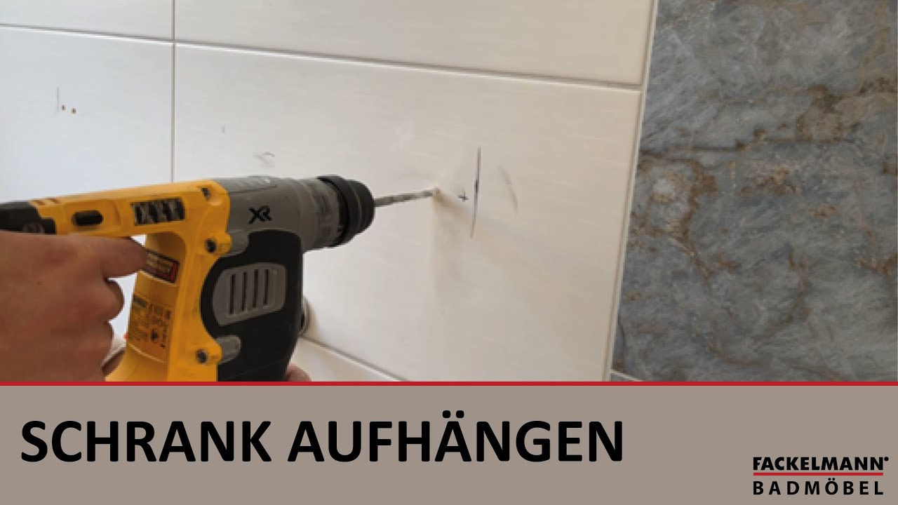 Fackelmann Badm&ouml;bel - Schrank aufh&auml;ngen