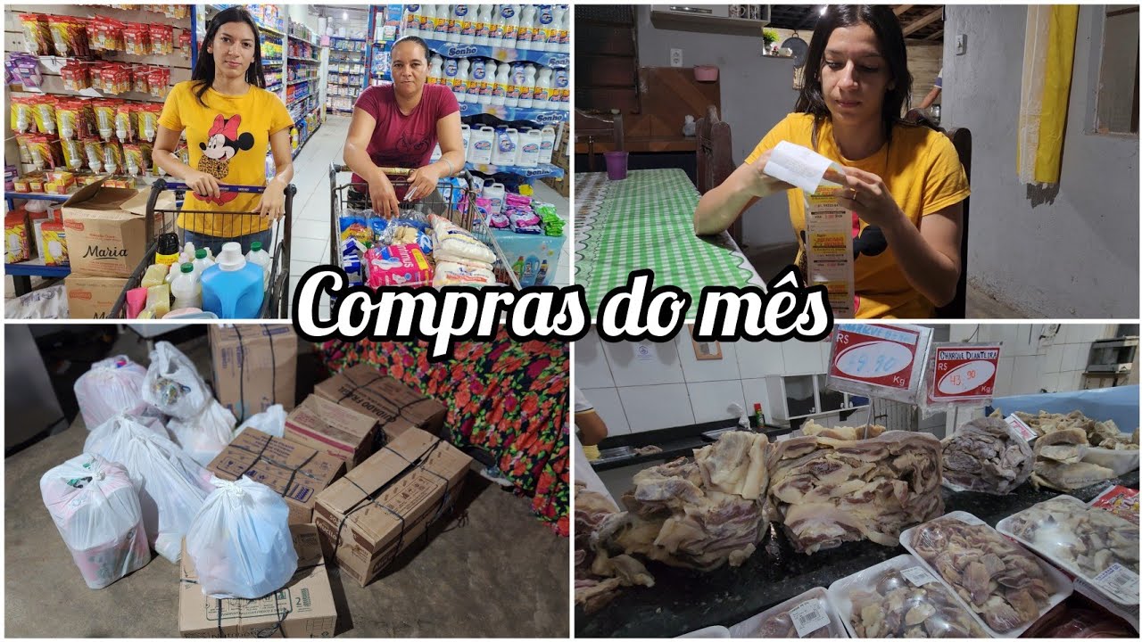 COMPRAS do mês de SETEMBRO + Organização + valor total.
