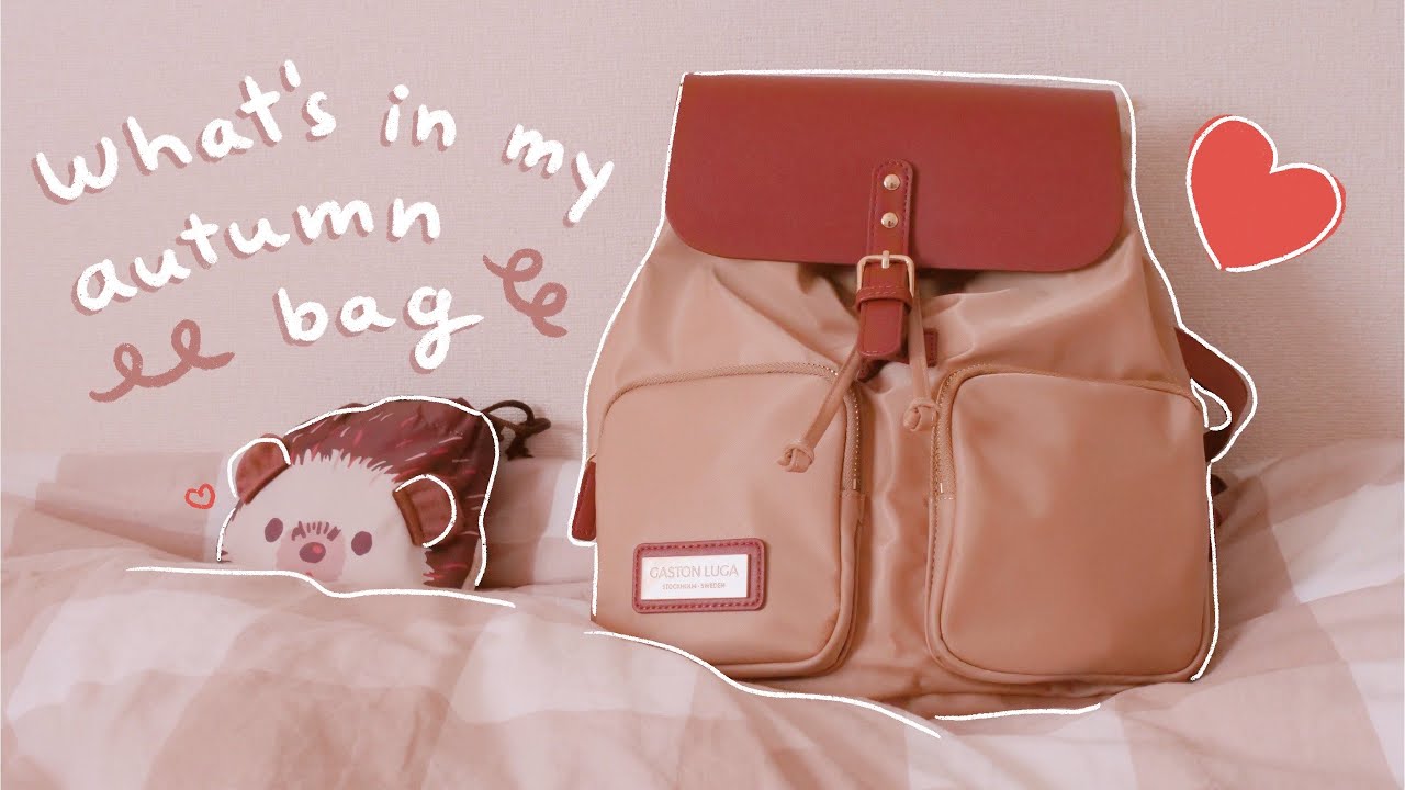 What’s Inside My Autumn Bag (Gaston Luga) 🍁 | Rainbowholic