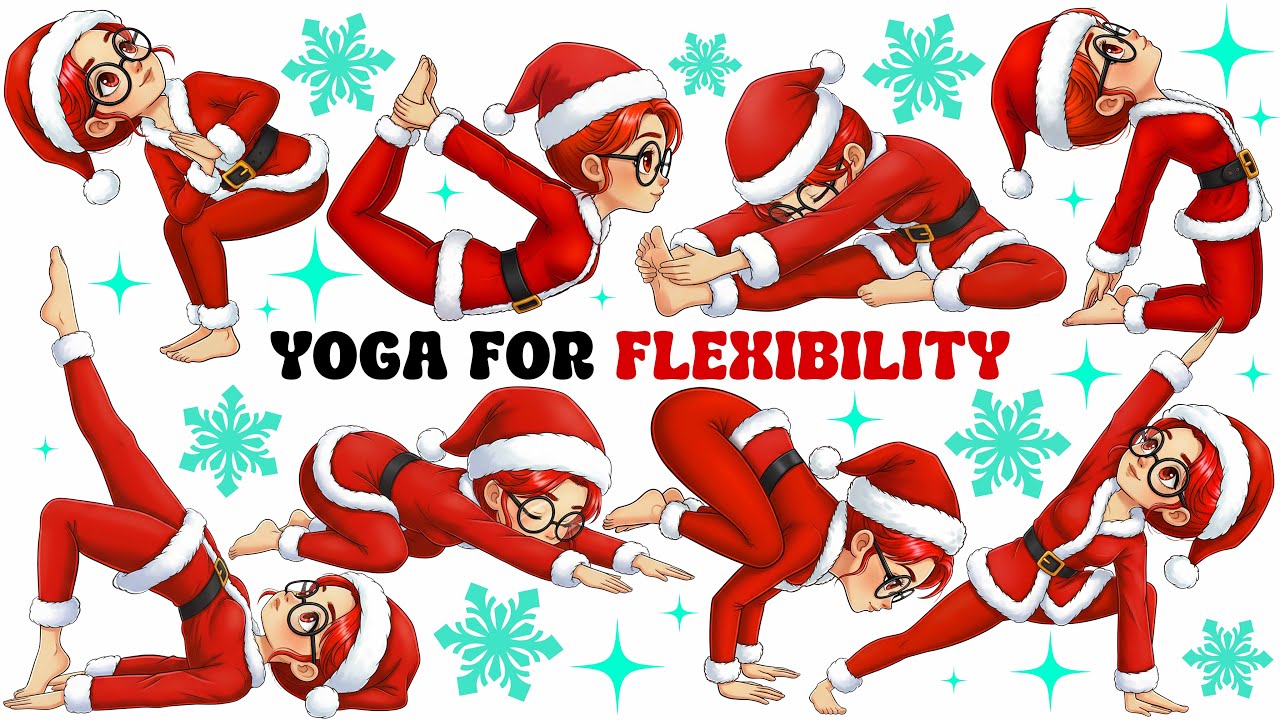 Yoga for Flexibility | Christmas Yoga Poses | Yoga for Children | Yoga for Health