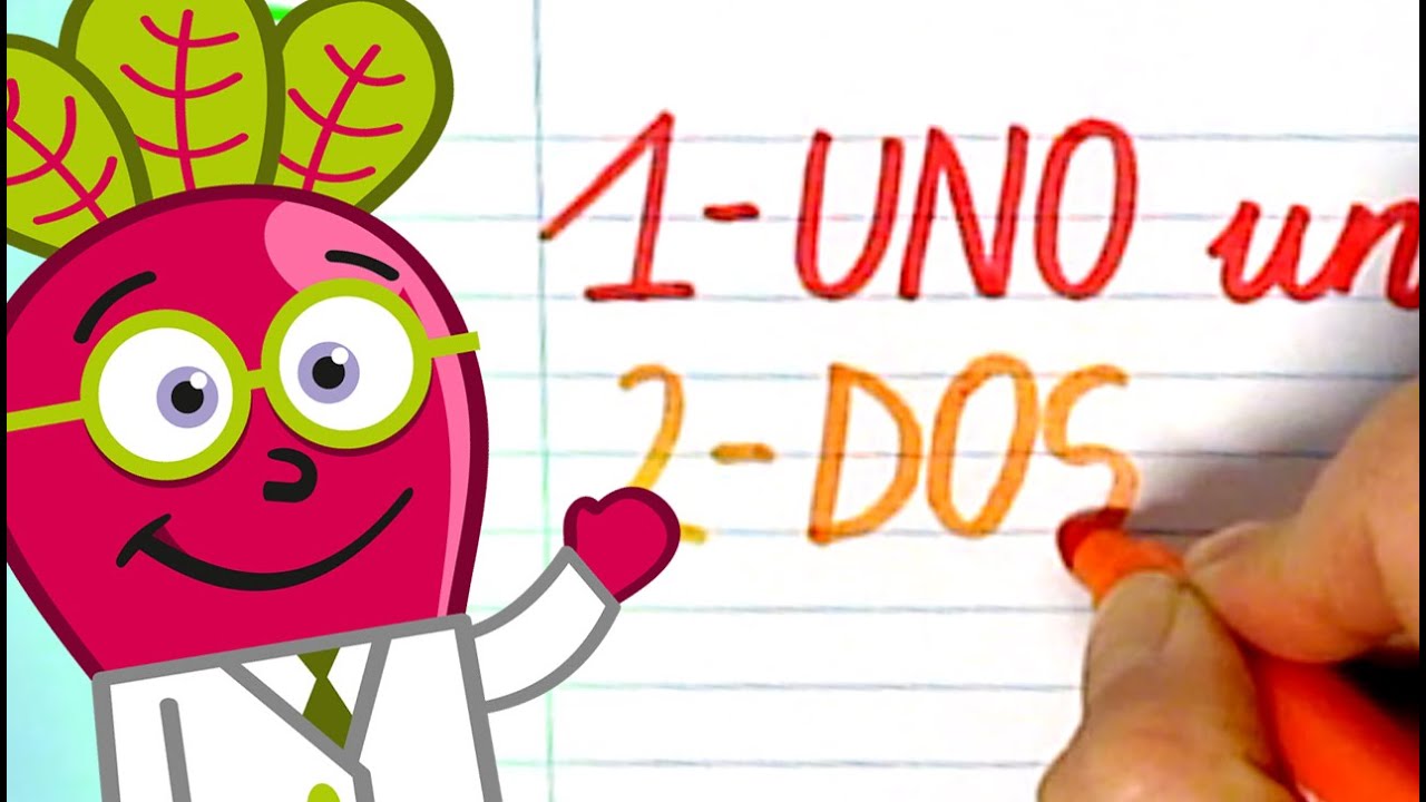 APRENDER A ESCRIBIR LOS NUMEROS Contar, Escritos del 1 al 10