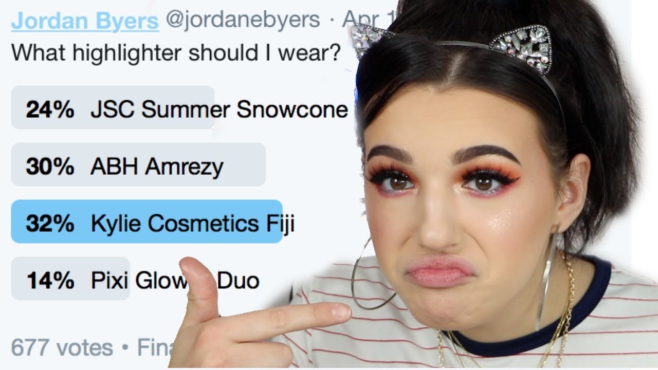 TWITTER FOLLOWERS PICK MY MAKEUP.... OMG!