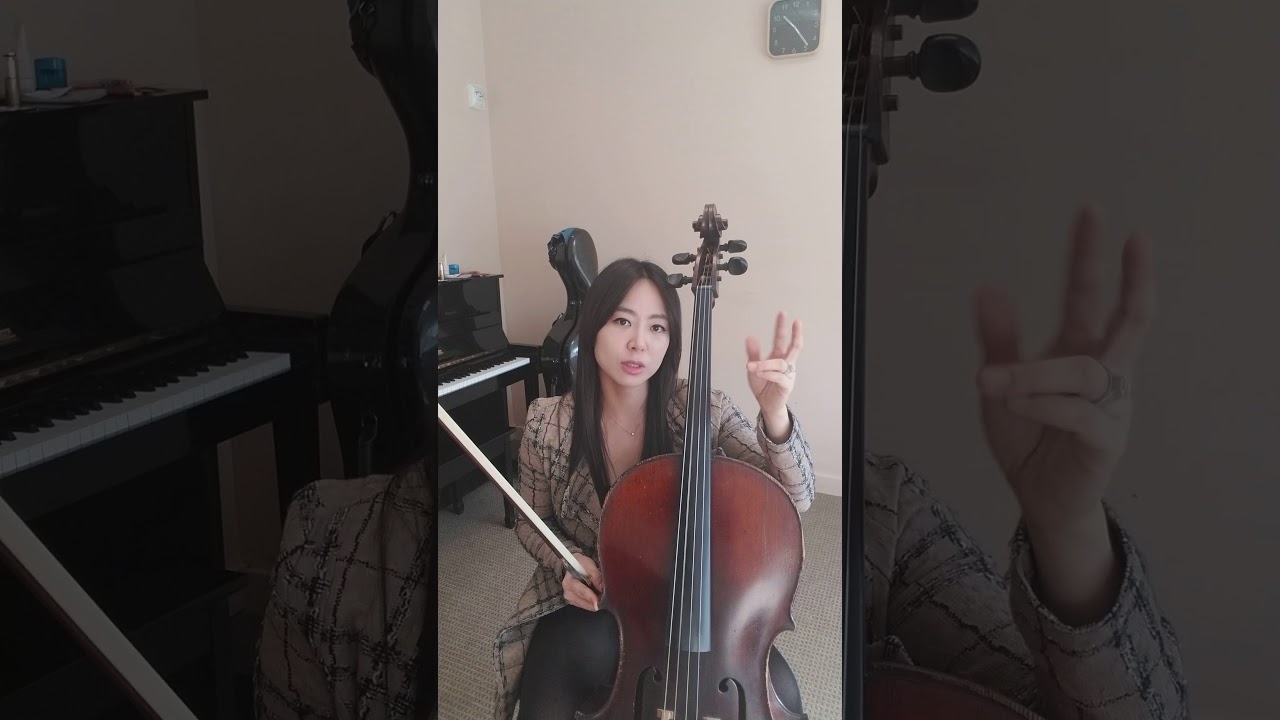 [Clara Cello]Lesson.2 Cello L.H bowing exercise for beginners_첼로 비기너 활긋기 연습법