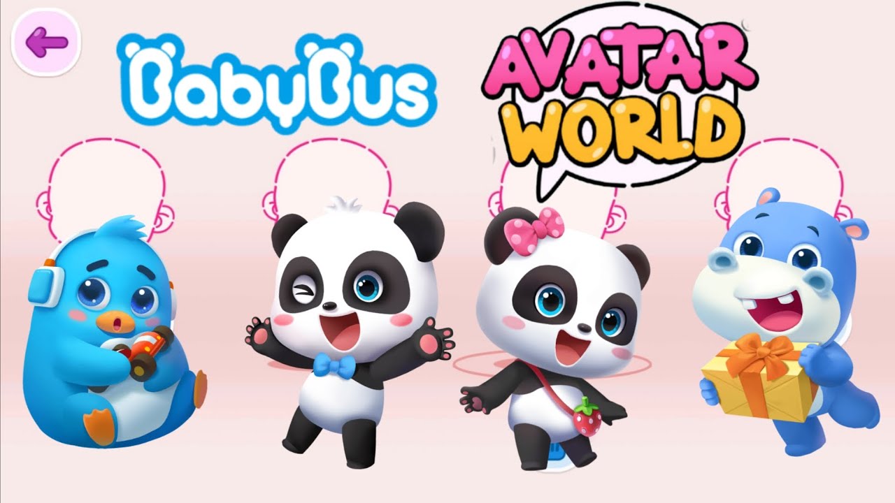 Creating Baby Bus 🐼🐼🦛Characters in Avatar World! #avatarworld #babybus 