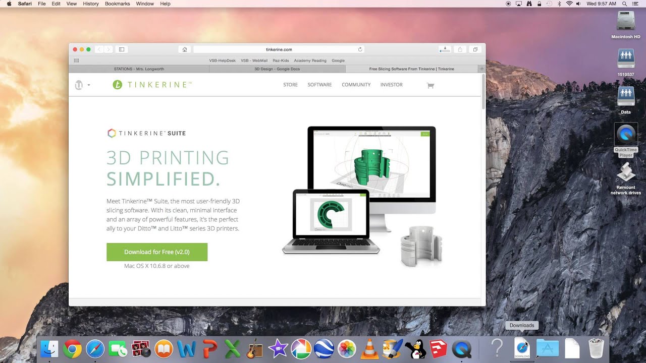 how to download tinkerine suite