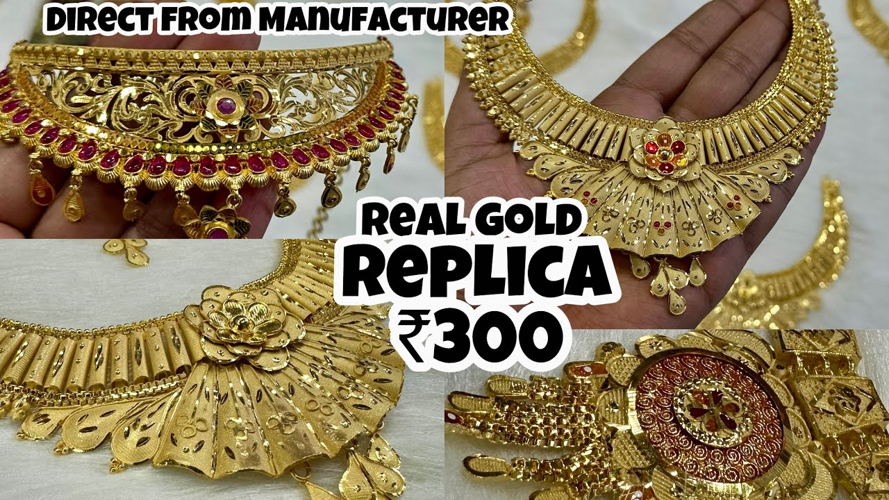 1Gram Gold Jewellery Manufacturer| Gold Forming Necklaces Collection| GoldPlated Jewellery Wholesale