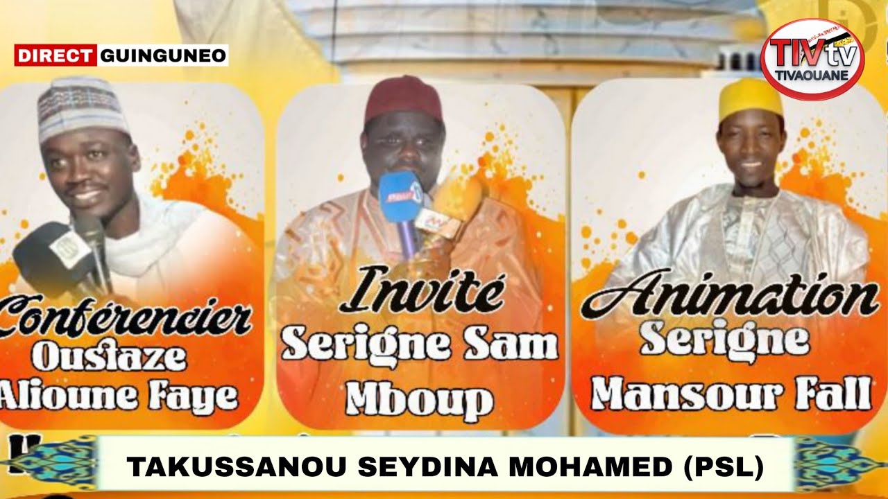 En direct Guinguneo: Takussanou seydina Mohamed psl Organisé par Serigne Mansour ba
