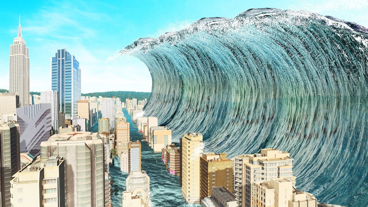 A Tsunami DESTROYED My City... (Cities Skylines)