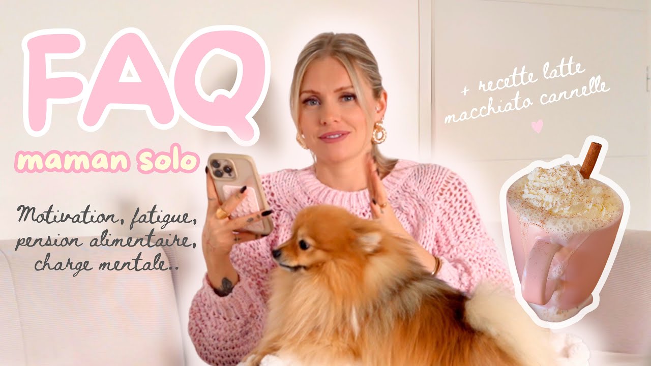 MAMAN SOLO : je r&eacute;ponds &agrave; vos QUESTIONS 💕 + recette LATTE MACCHIATO CANNELLE ☕️