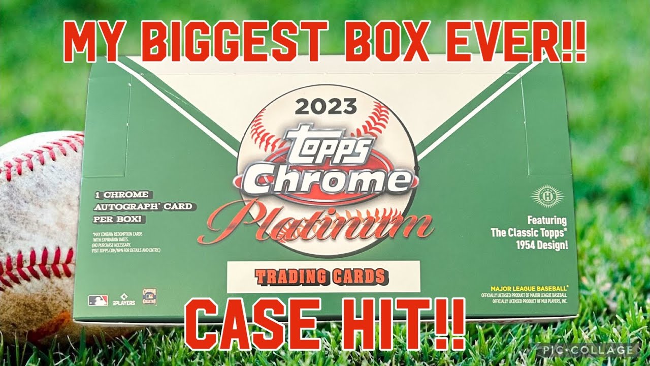 WE GOT THE HOT BOX!!! 2023 Topps Chrome Platinum Hobby Box!