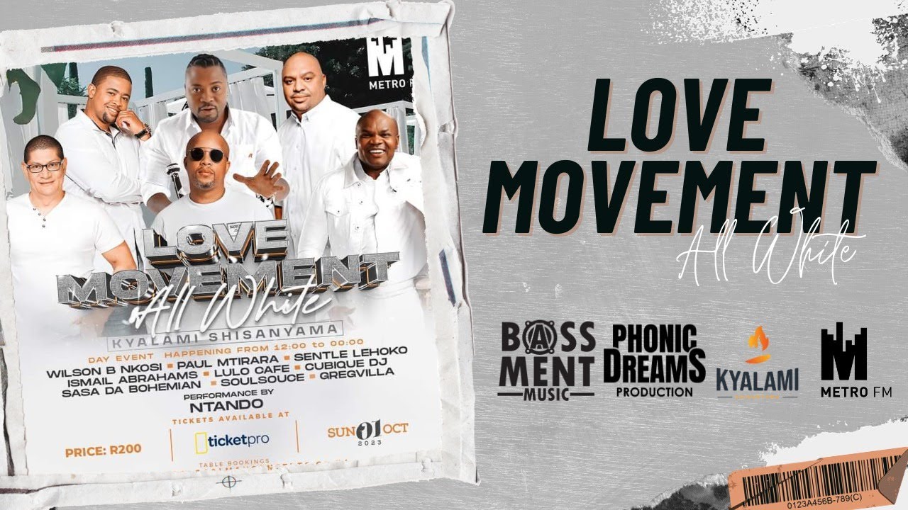 MOGAGAMOLA, LIVE - LOVE OVEMENT ALL WHITE (METRO FM)
