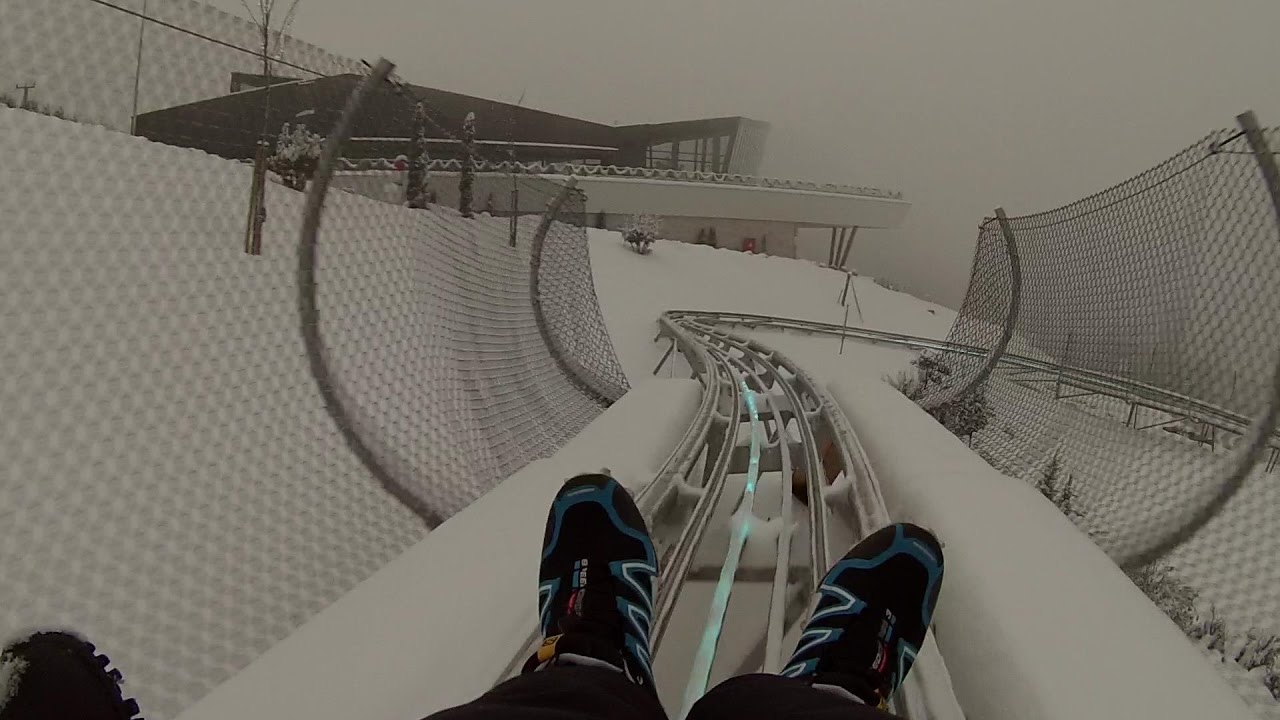 Winter Alpine Coaster No Brakes