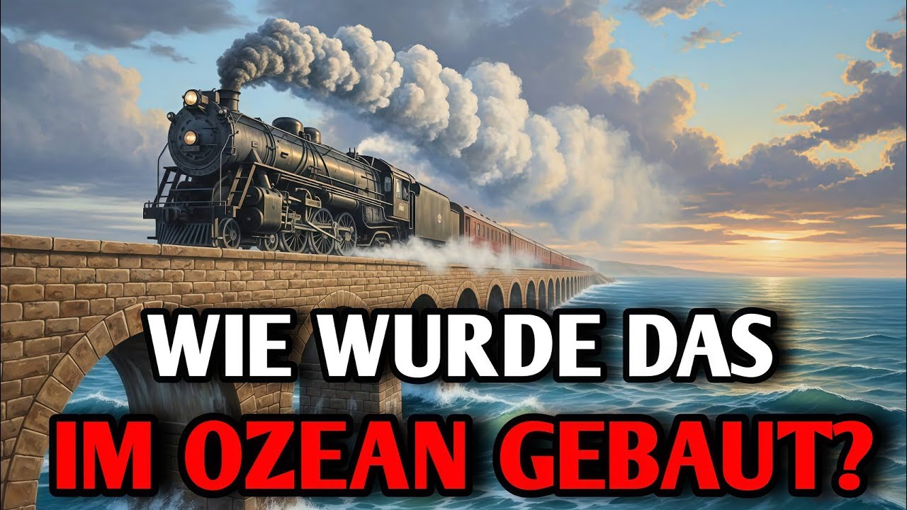 EIN ZUG AUF DEM WASSER! Kilometerlanger Betonbau mitten im OZEAN – wie war das möglich?