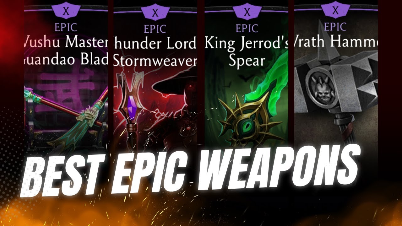 Best and Worst EPIC WEAPONS in MK Mobile