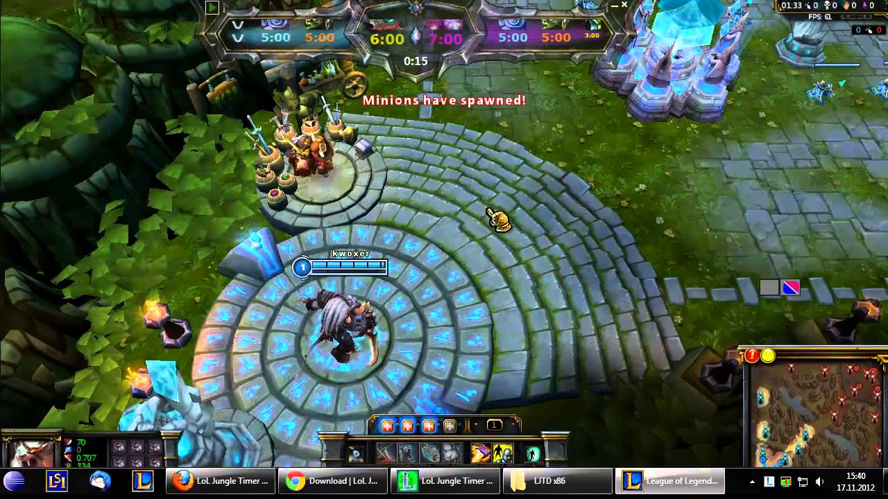 LoL Jungle Timer Deluxe 1.11.2013
